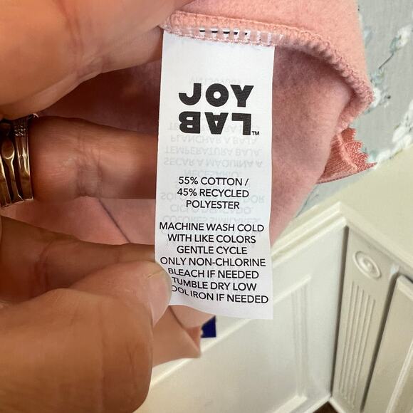 Joy Lab Pink Cowl Neck Long Sleeve Pullover - Size XS - NWT - Picture 6 of 8